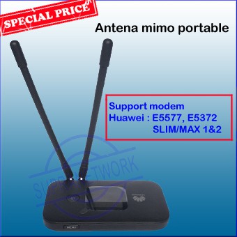 Antena Modem huawei mifi E5577 xl, telkomsel, Portable dual mimo TS9
