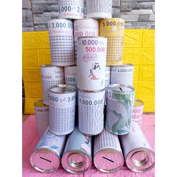 celengan target celengan viral tabungan target celengan target murah