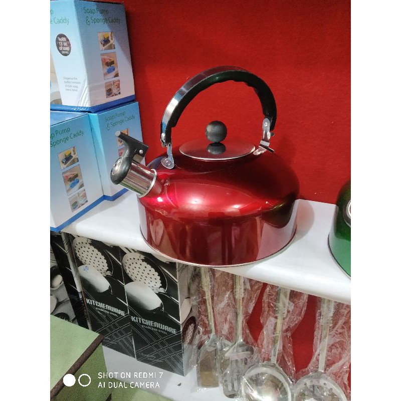 Teko siul 4L warna merah