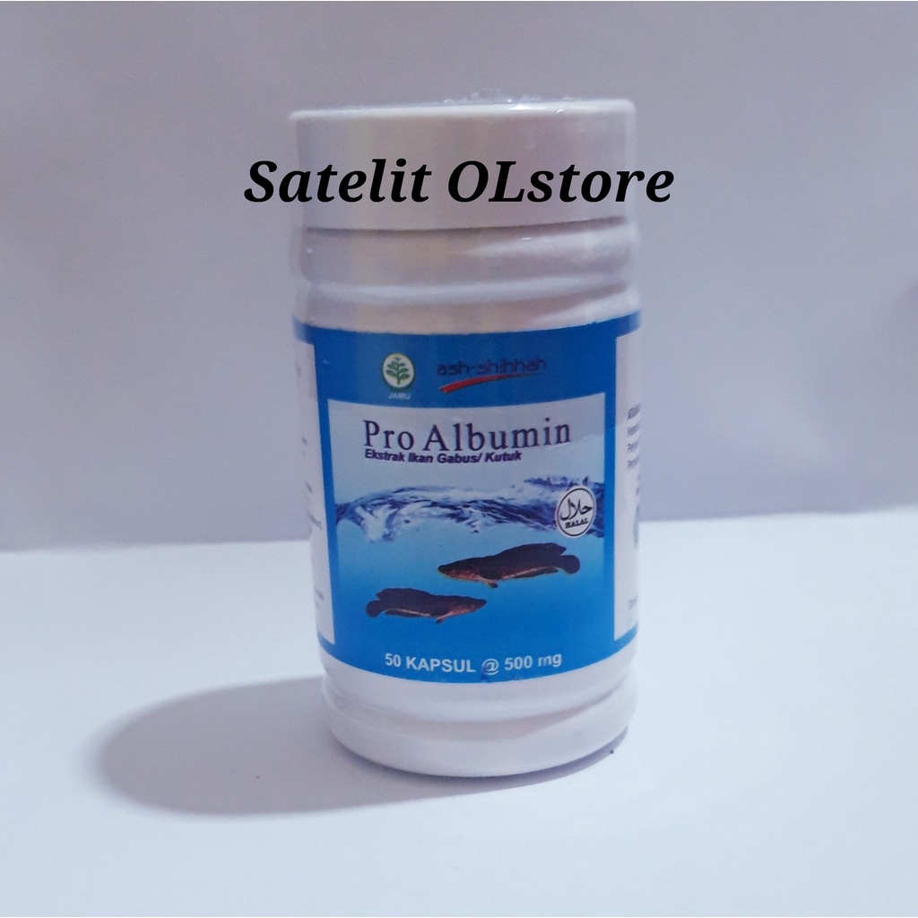 Pro Albumin Ekstrak Ikan Gabus - Kapsul Kutuk - Membantu Penyembuhan Luka