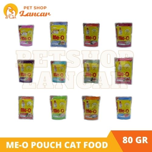 Meo Pouch Adult Otak - Otak White Fish and Chicken Flake Makanan Basah 80gr