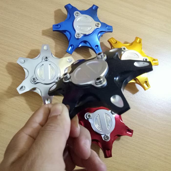 SS250 Jalu Cover As Roda Belakang Cnc / Bandul Tutup As Belakang Roda Jalu