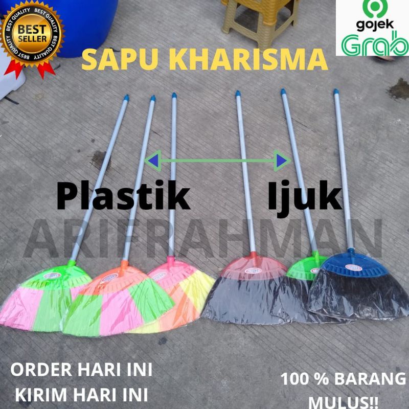 Sapu Lantai / Sapu Kharisma Plastik / Sapu Kharisma Ijuk