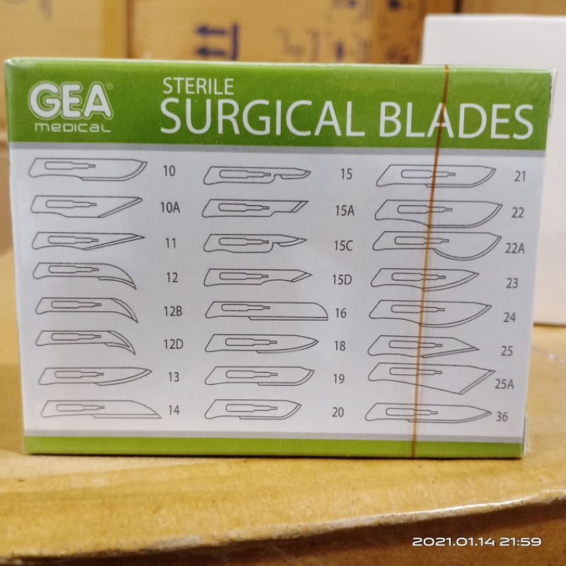 Bisturi Gea No 10 Surgical Blade No 10