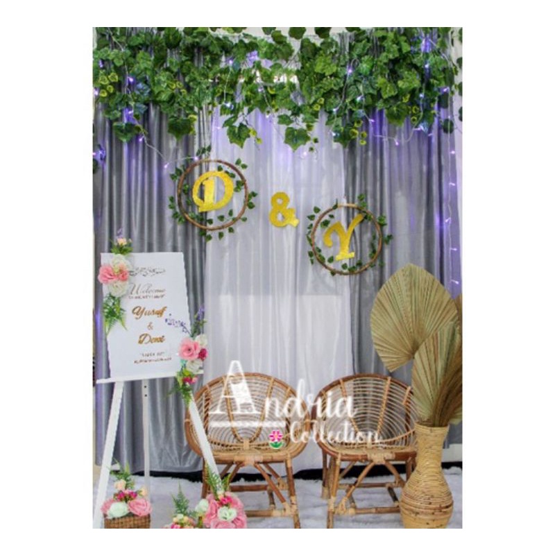 Jual Paket Backdrop Photobooth Lamaran Nikah Khitan Shopee Indonesia