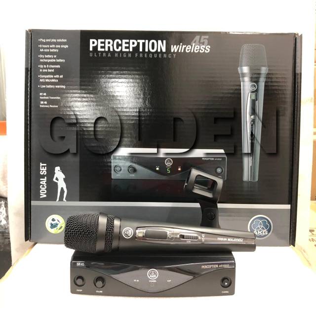 Mic Wireless AKG WMS 45 Vokal Original Handheld