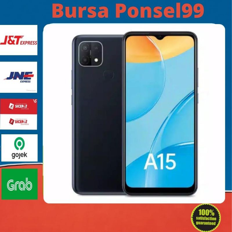 HP OPPO A15NEW RAM 3+32 GB GARANSI RESMI OPPO INDONESIA