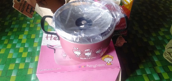 Panci Kenyo Kitty Colan 18cm + Steamer + Tutup Kaca
