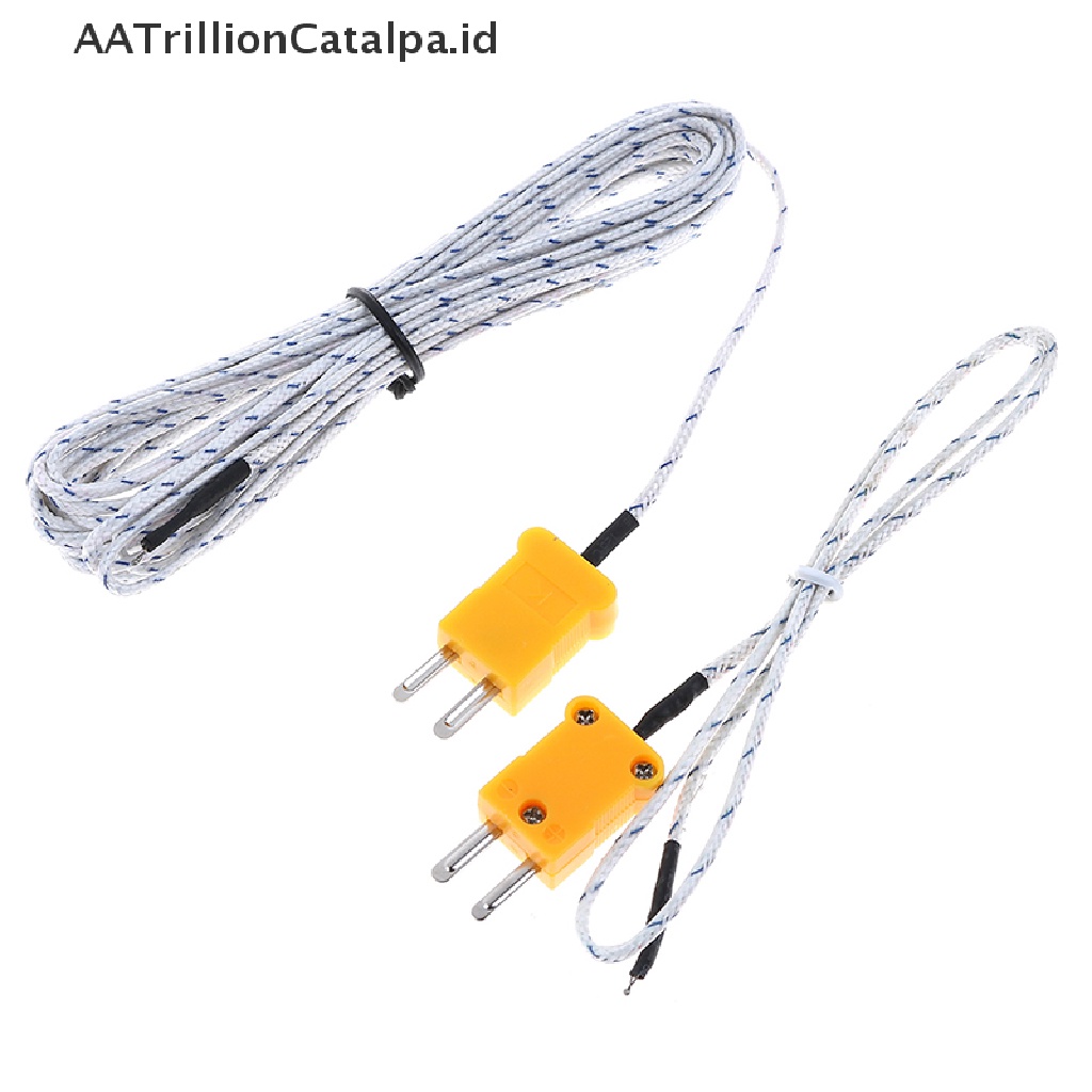 Aatrillioncatalpa 1PC Kabel probe sensor Suhu Tipe K 0.5 / 4m