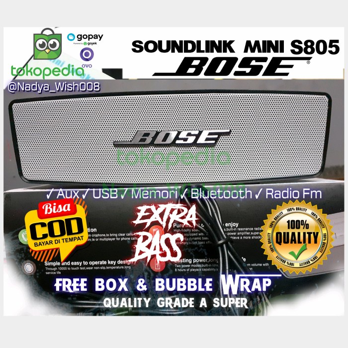 Speaker Bluetooth Extra Bass