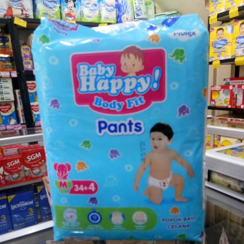 BABY HAPPY BODY FITS PANTS M34,L30,XL26,XXL24