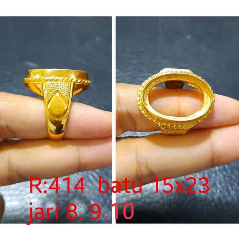 Ikat ring emban perunggu model eropa