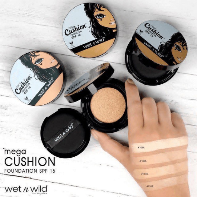 WET N WILD MEGA CUSHION FOUNDATIONS SPF 15 -15GR -GC