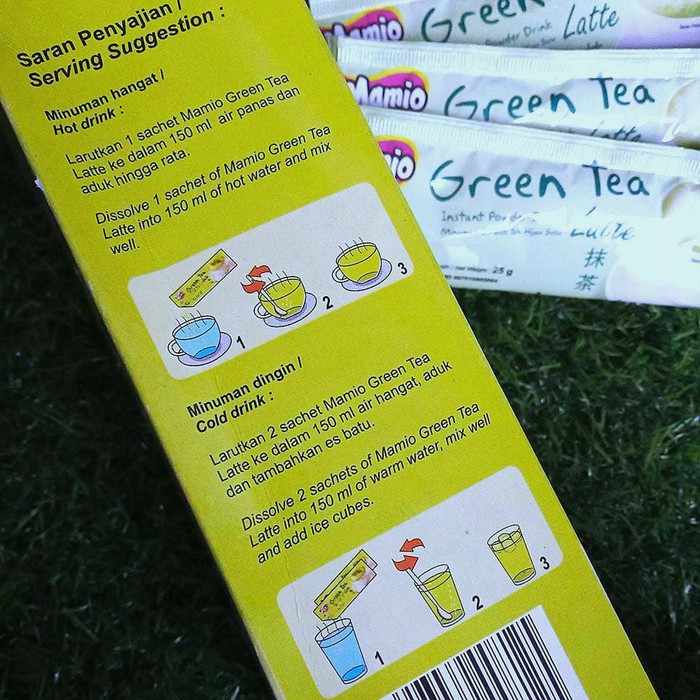 

Mamio Green Tea Latte / Minuman Serbuk Teh Hijau Susu - Isi 5 Sachet