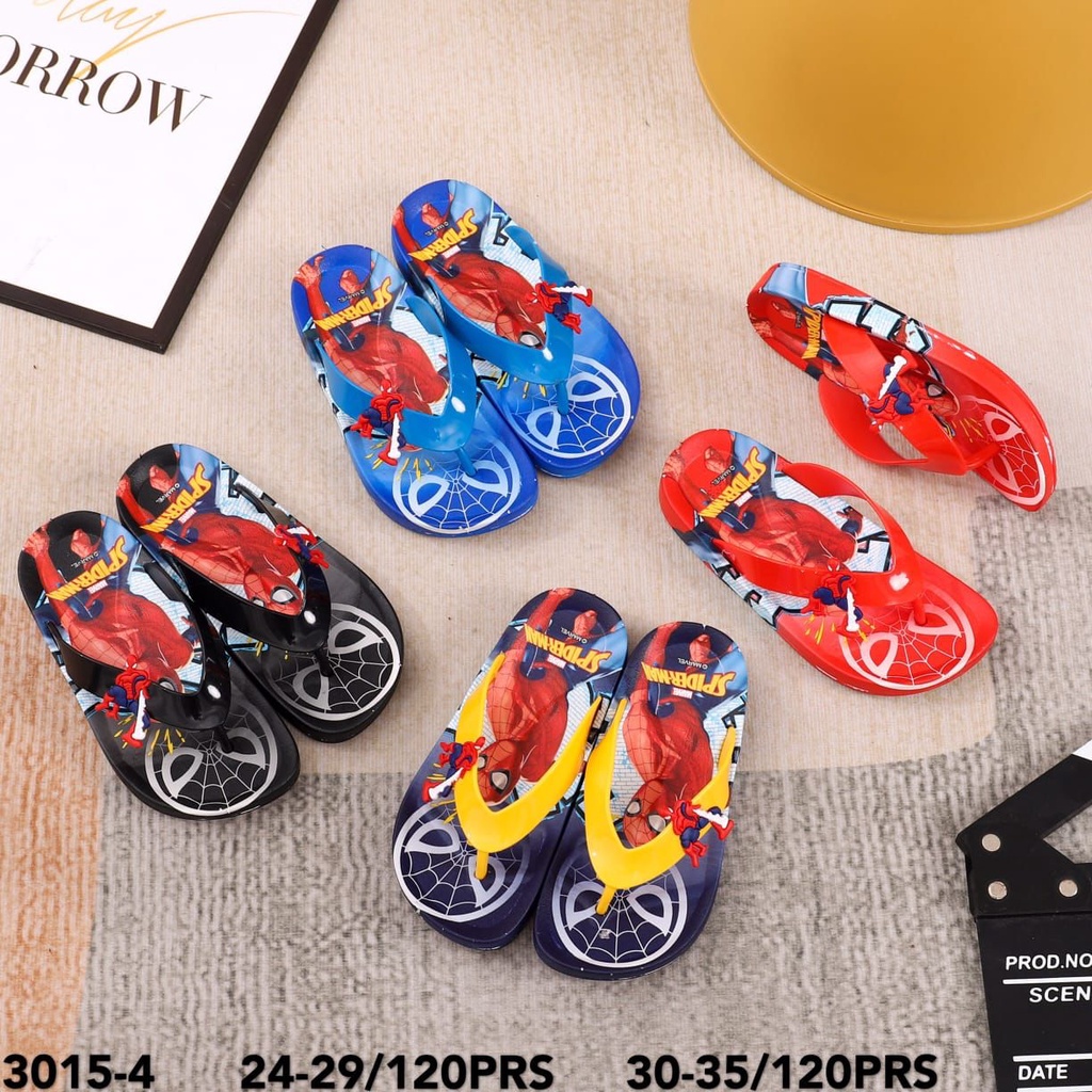 Sandal Jepit Anak Laki-laki Import Karakter Spiderman Winola Collection WNL 3015-4