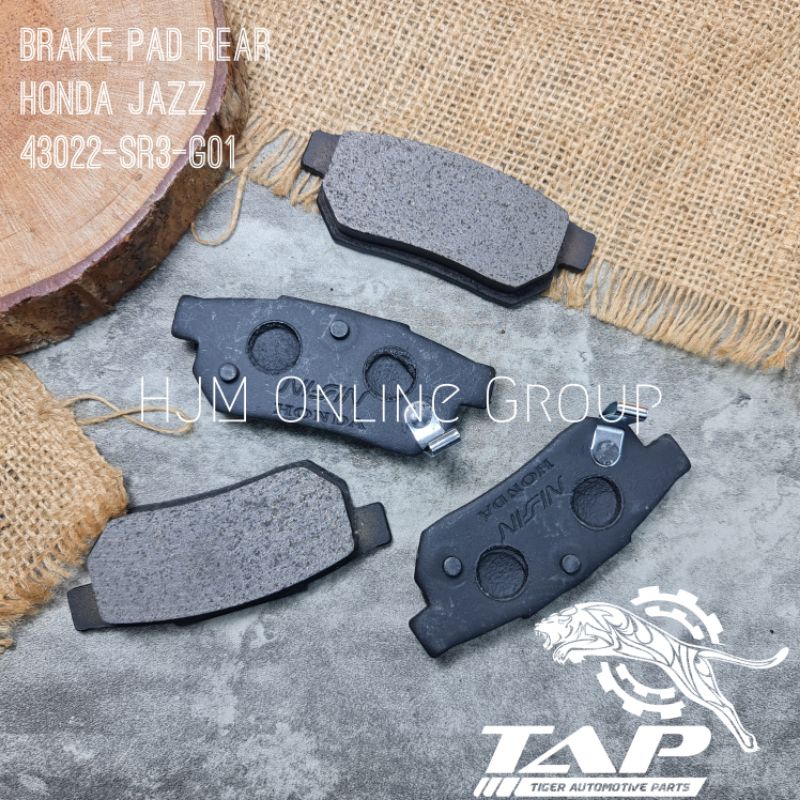 BRAKE DISC PAD - KAMPAS REM BELAKANG HONDA JAZZ CITY GENIO