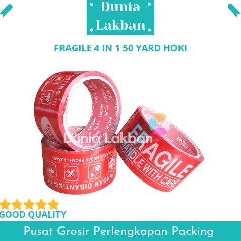 

FRAGILE 4 IN 1 50 YARD HOKI BERKUALITAS CARTON