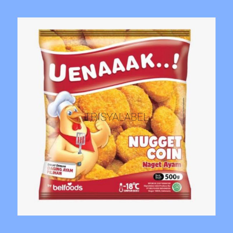 

500gr Nugget Coin Belfoods | Frozen Food | TRISYALABEL