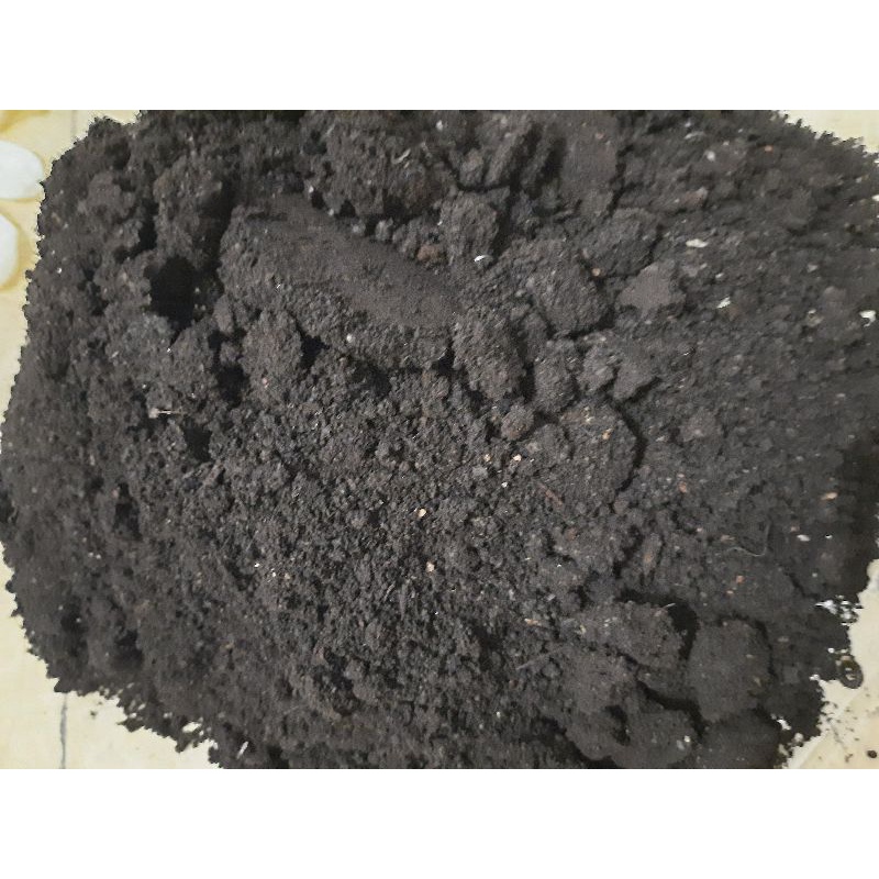 pupuk organik kascing murni kotoran cacing / pupuk kascing vermicompost 1 kg