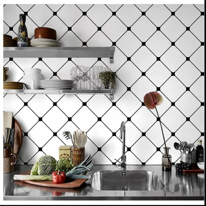 STIKER FOIL DAPUR KITCHEN / WALLSTICKER DAPUR FOIL ANTI MINYAK 3 METER