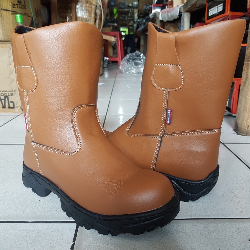 Jual SEPATU KERJA PROYEK UJUNG BESI SEPATU BOOT SAFETY EDMUNDO SEPATU