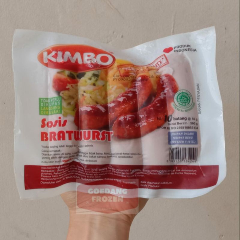 Kimbo Sosis Bakar Bratwurst 500gr
