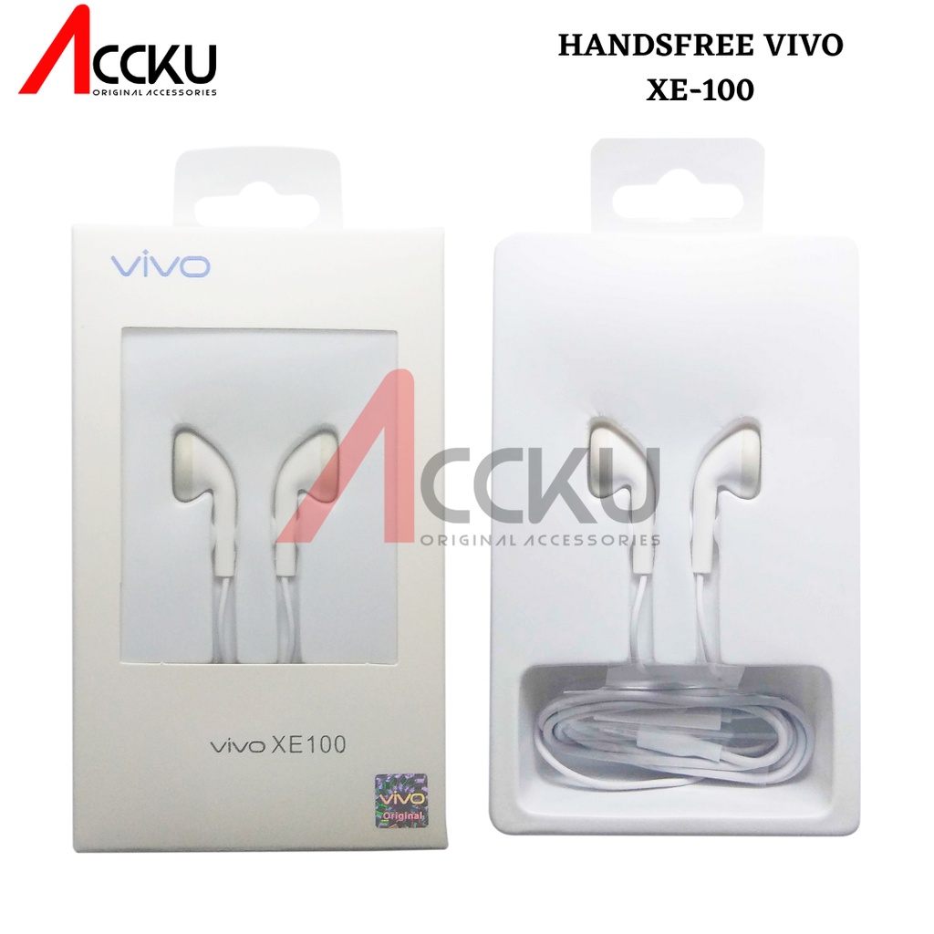 Handsfree vivo ori handsfree vivo ori headset vivo Xe100 v5 v7 plus y53 y71 y21 y83 y81 Original