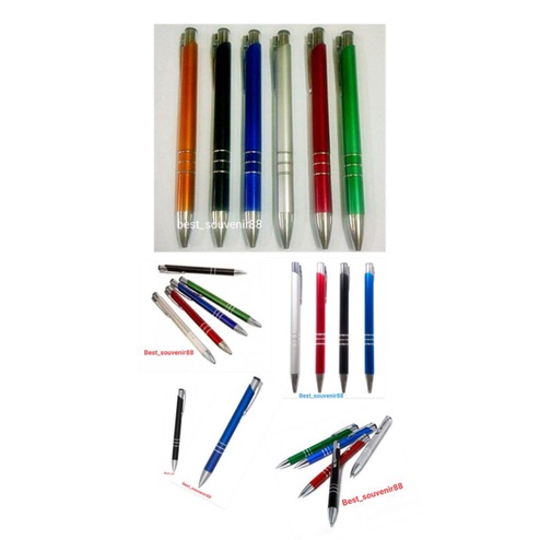 

Pulpen Plastik 3 Ring / Ballpoint Plastik Souvenir / Pulpen Polos Promosi