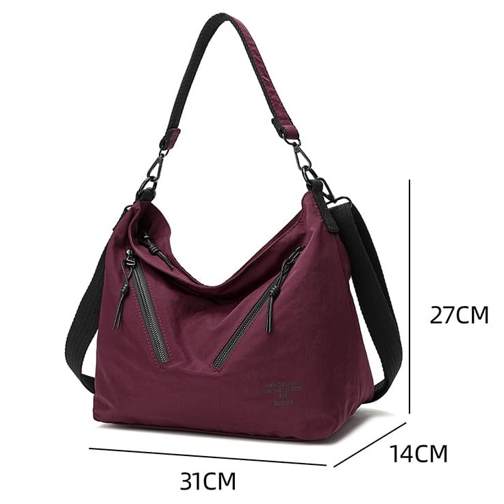 Tas GUDIKA 66106 Terbaru - Tas Unisex Pria Wanita Tahan Air - HandBag - Tas Bahu Selempang - Tas Tangan - Bahan Nylon Waterproof