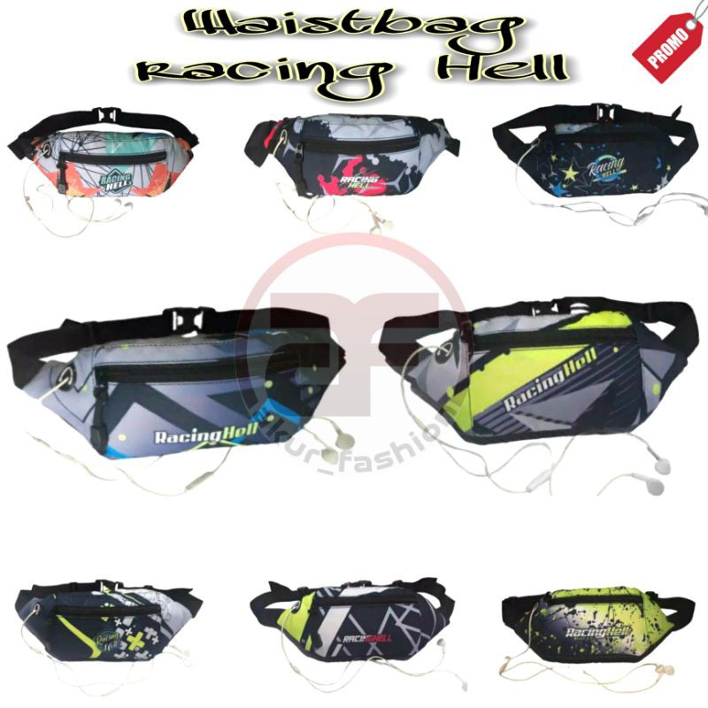 tas sling bag Racing hell/Waistbag Racing Hell/Tas Racing Hell