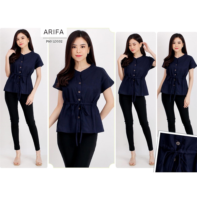 ARIFA TOP - Atasan Wanita Blouse Wanita