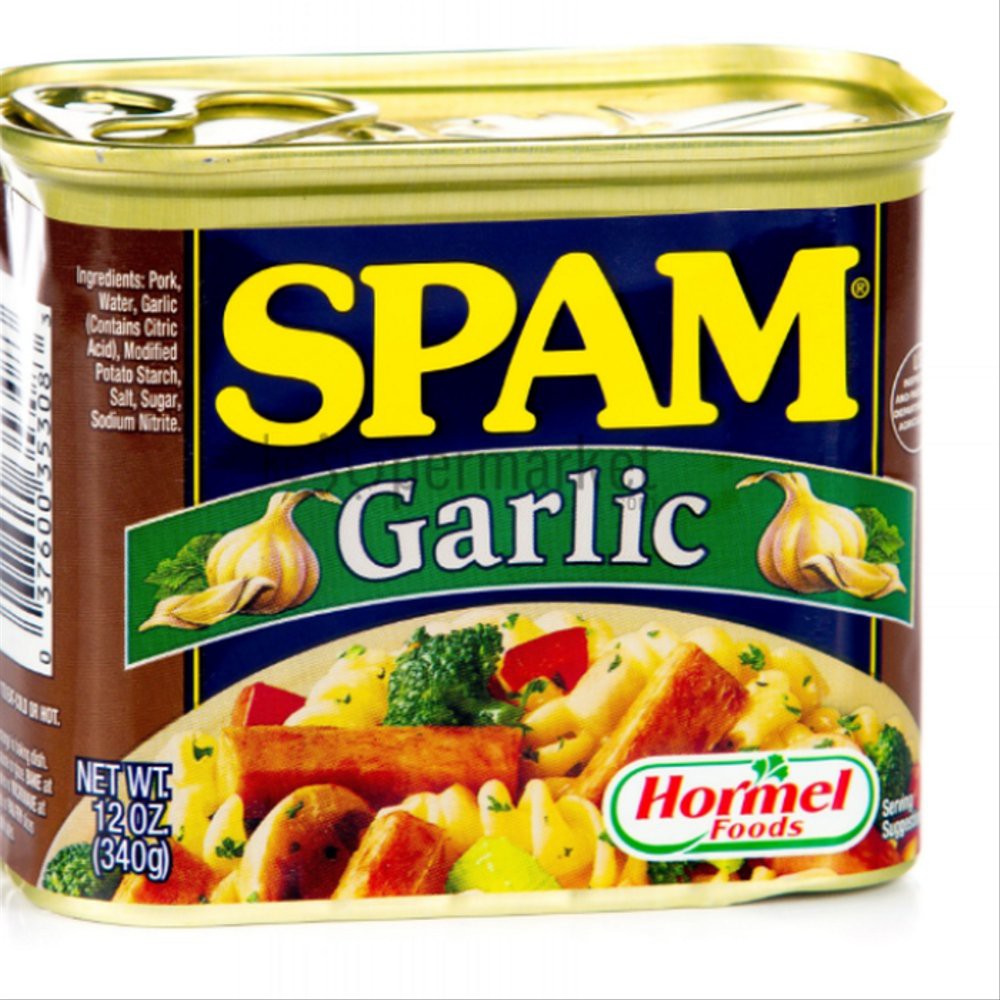 

Hormel SPAM Garlic 12 Oz 340gr ( Non Halal )