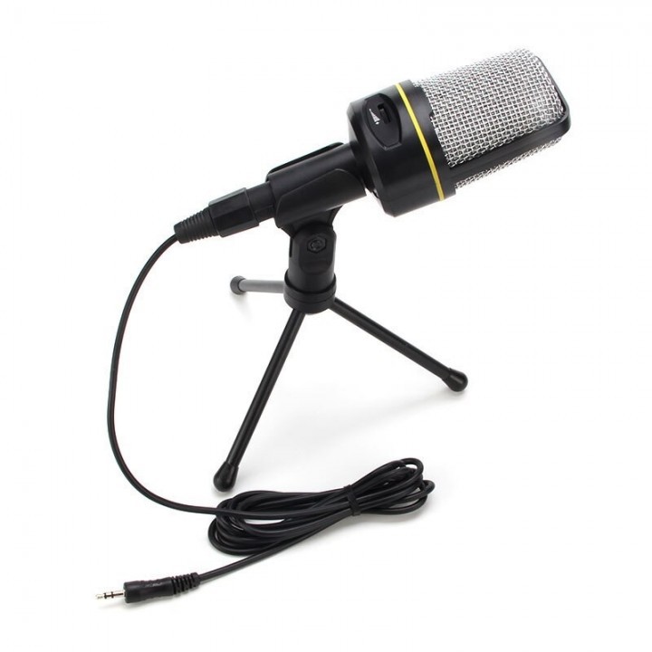 SF-920 Multimedia Studio Wired Condenser Microphone with Tripod Stand