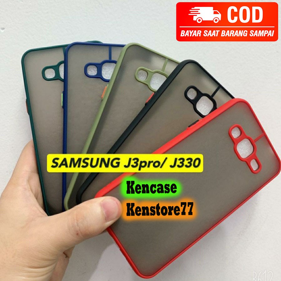 Soft Case Samsung J3 2016 Case Matte Colour Transparan Hard Case Samsung J3 2016