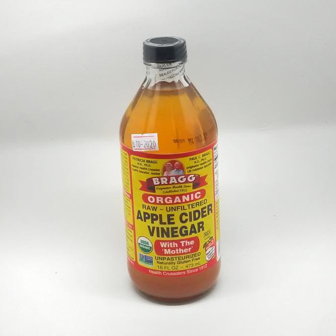 

BRAGG APPLE CIDER VINEGAR (ACV) CUKA APEL 473 ML, Raw Organic Mother