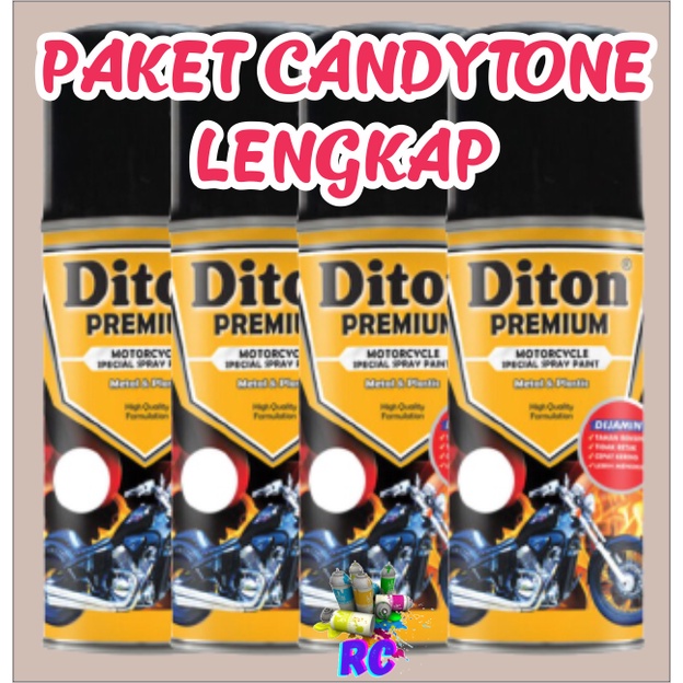PAKET DITON CANDY TONE LENGKAP CANDYTONE MERAH UNGU BIRU KUNING HIJAU  Termurah Ya Gan Diton Premium