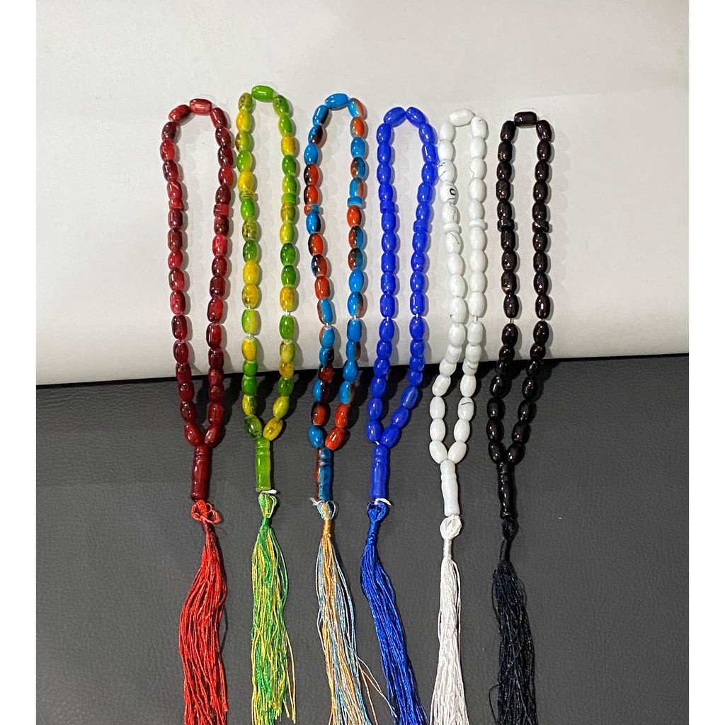 Tasbih Batu Bakar asli isi 12pcs