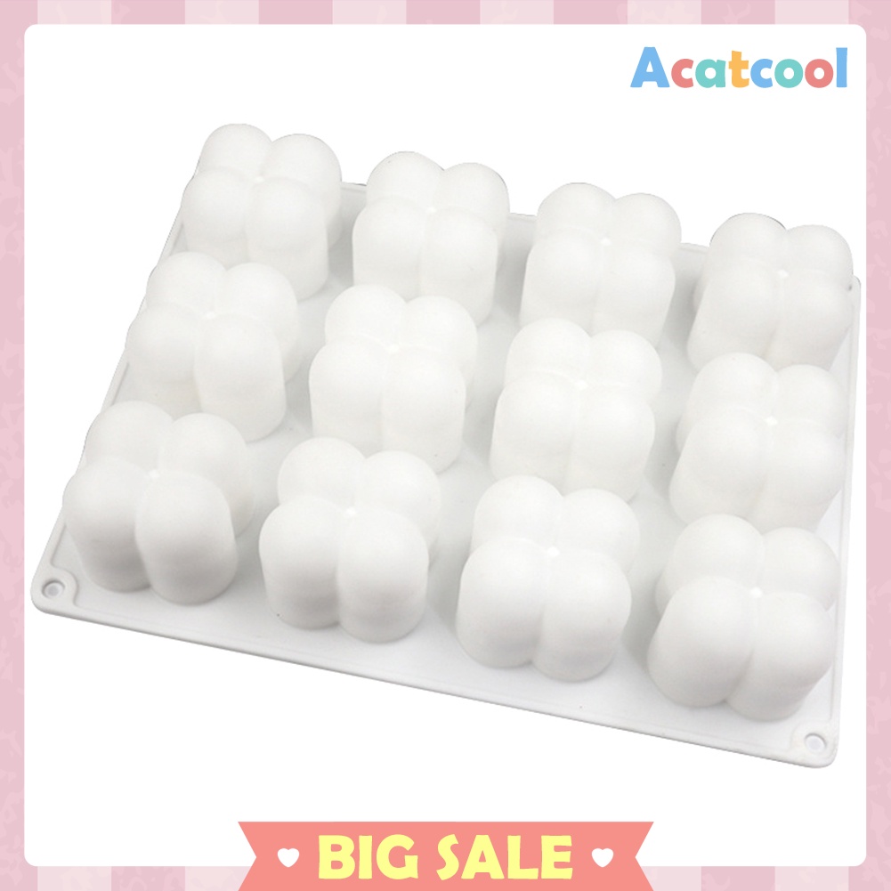 3D Silicone Aromatherapy Candle Mould DIY Handmade Soy Wax Mold Soap Form