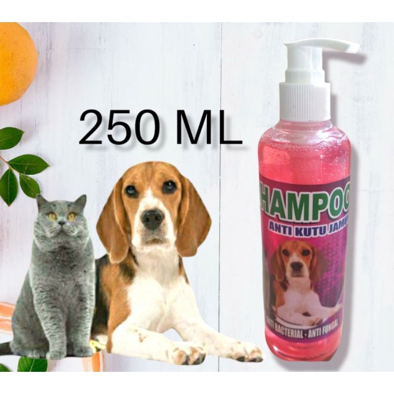 SHAMPO ANJING DAN KUCING 250ML ANTI KUTU JAMUR DAN BAKTERI