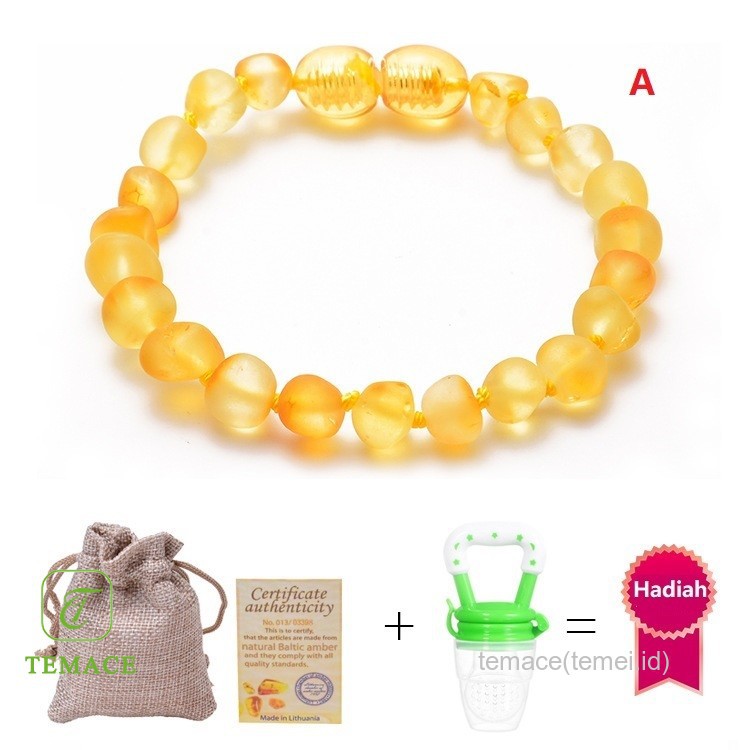 Best seller gelang anak perhiasan imitasi lapis emas aksesoris 476 limited Stock Alami Amber 18K