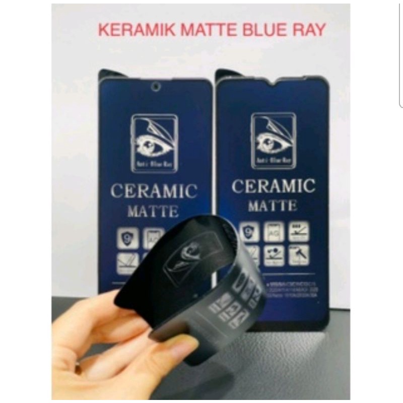 Anti Gores Pelinsung Layar Screen Guard Tempered Ceramic Anti Blue Matte VIVO V15 PRO V17 PRO V17 V20 V20SE Y1S