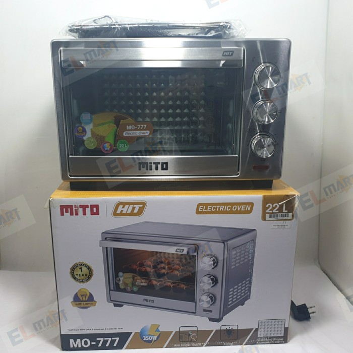 Oven Listrik Low Watt Mito HIT MO 777 - MO777 22L 350 Watt 22 Liter