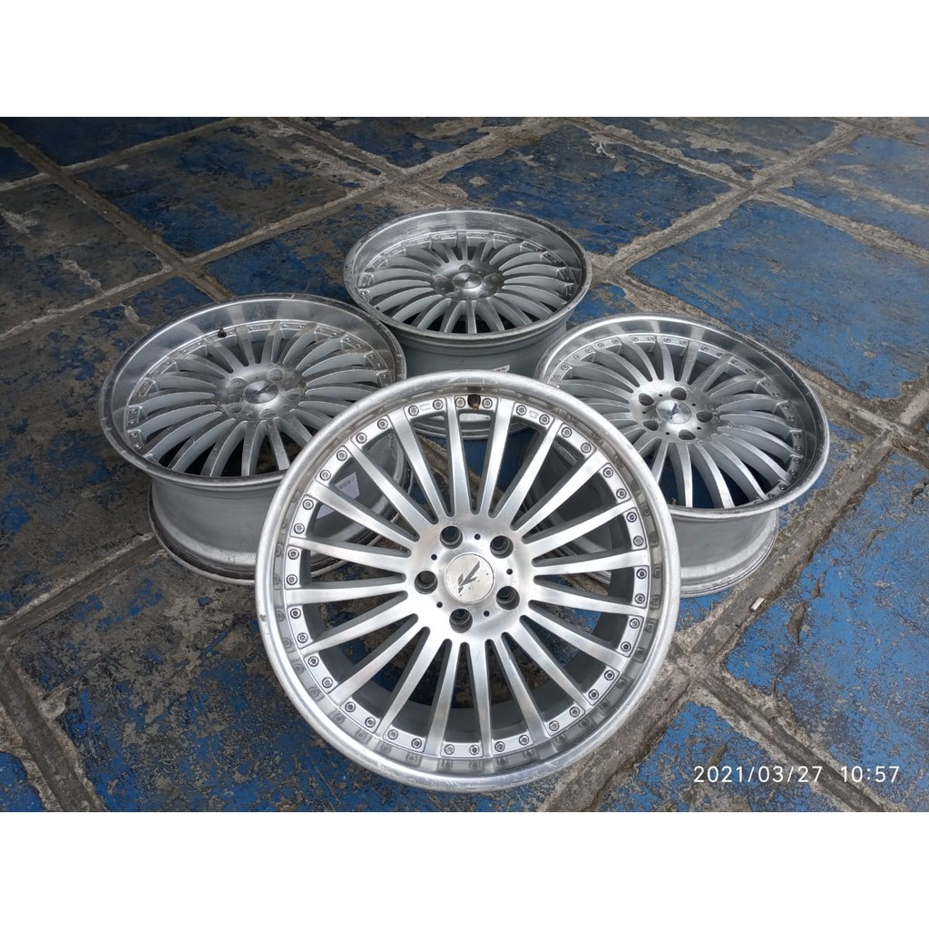 velg mobil bekas ring 19x8 95 pcd 5x114 seken geratis ongkir bekas murah kudus