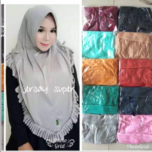 Jilbab Instan Pita KK by DNJ Collection