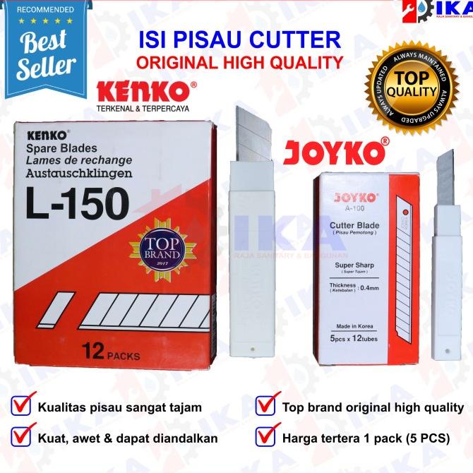 

Isi pisau cutter KENKO ASLI L-150 / Silet tajam kualitas bagus 1kotak