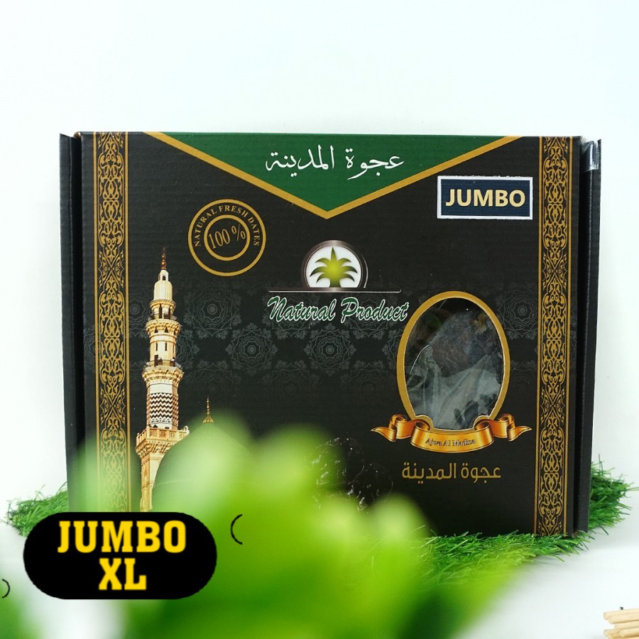 Kurma Ajwa Madina JUMBO SUPER XL 1 kg Natural Produk