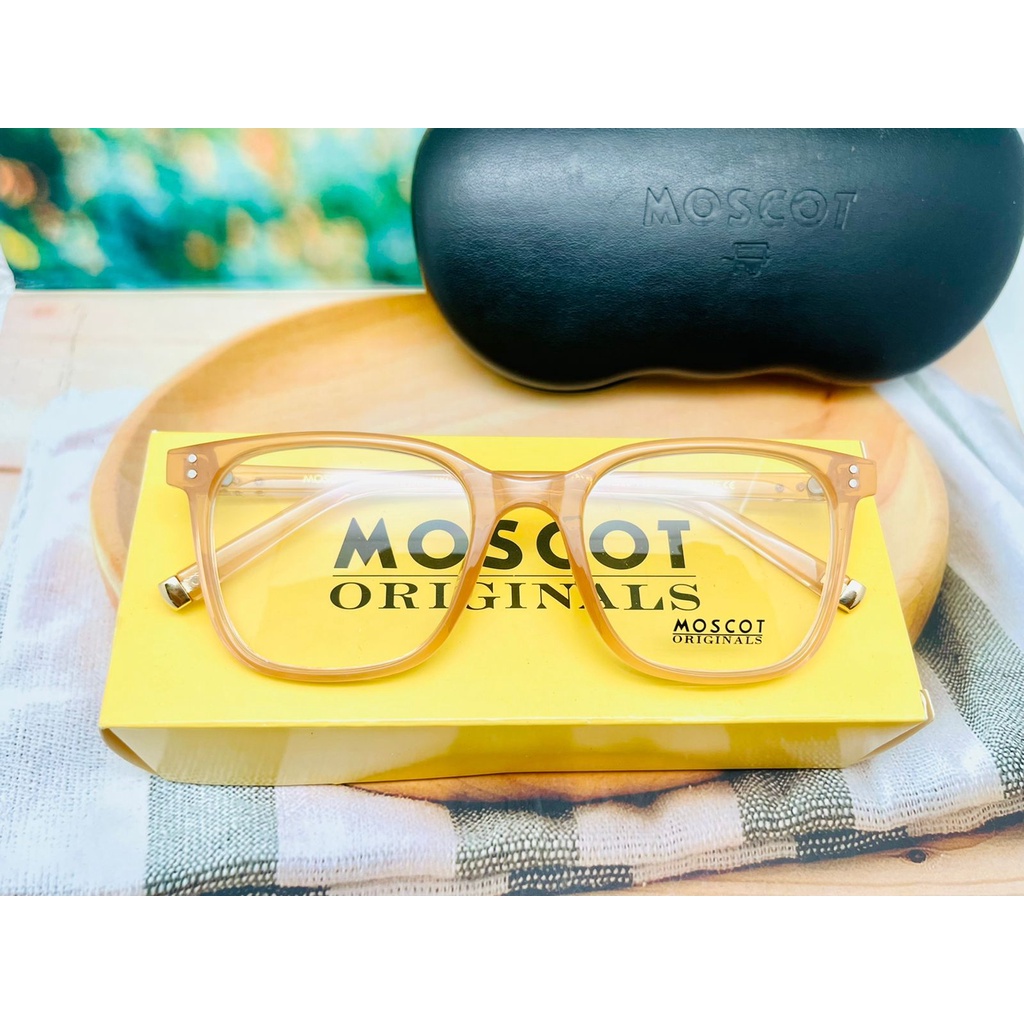 Kacamata/Frame MOSCOT TRAVIS Size 50-20-145 Paket Lensa Radiasi Photocromix mines silinder plus Free kotak + LAP