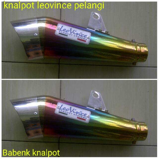 knalpot leovince rainbow slip on