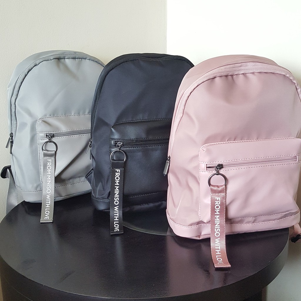 miniso casual style backpack