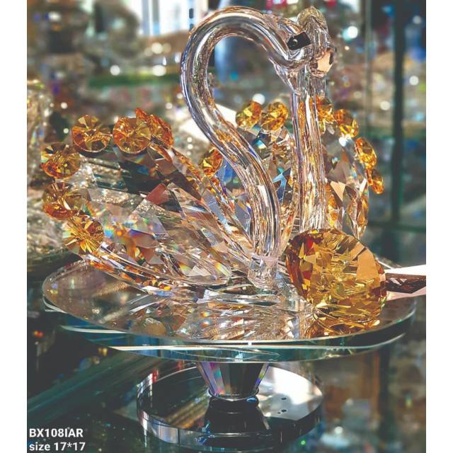 Kristal Angsa/ Angsa Crystal Gold